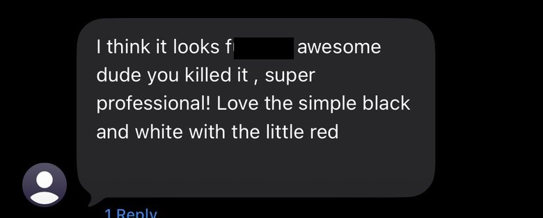 Client text message